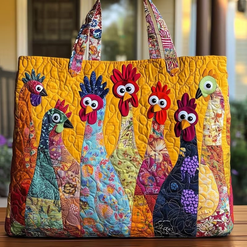 Women's tote bag with colorful 3D digital print design; spacious fabric carryall with long shoulder straps