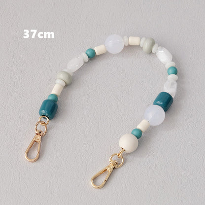 Fashion bead bracelet accessory shoulder strap by My Store, colorful beaded design close-up