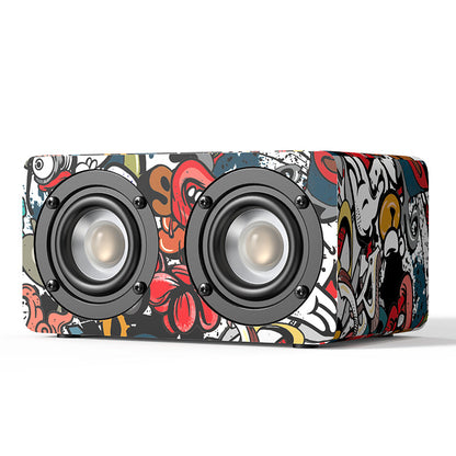 Bluetooth mini speaker wireless subwoofer with karaoke and card support for car use