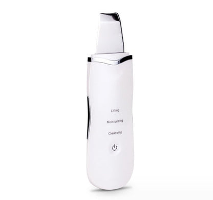 Blackhead suction device for liposuction-style pore cleansing in black, close-up view