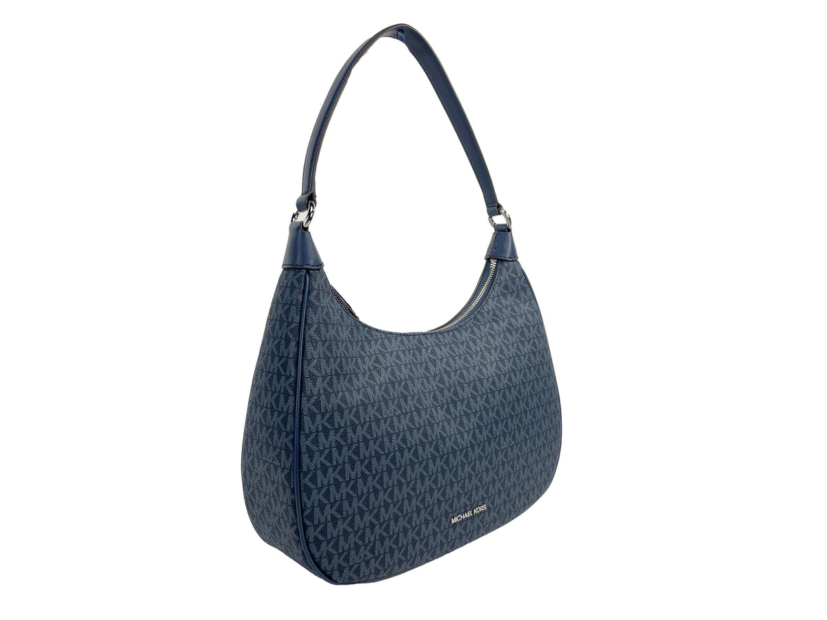 Michael Kors Cora Large Navy Crossbody Bag