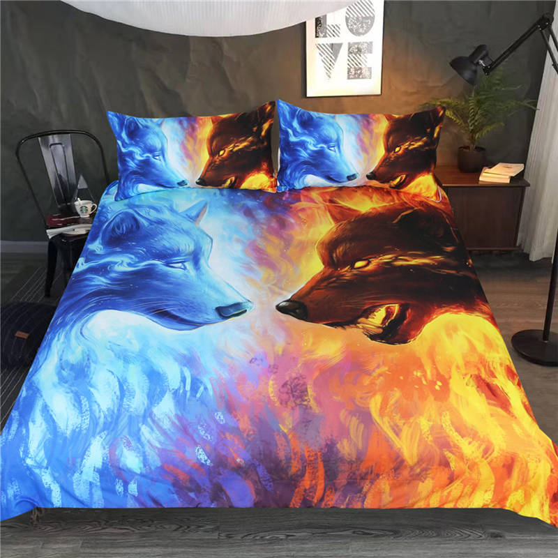 Custom digital printing Amazon eBay cross-border bedding kit in assorted bedding pieces