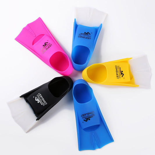 Children's silicone short fins for swimming training, professional design from My Store