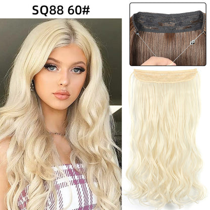Adjustable Synthetic Hair Curtain Wig for Women
