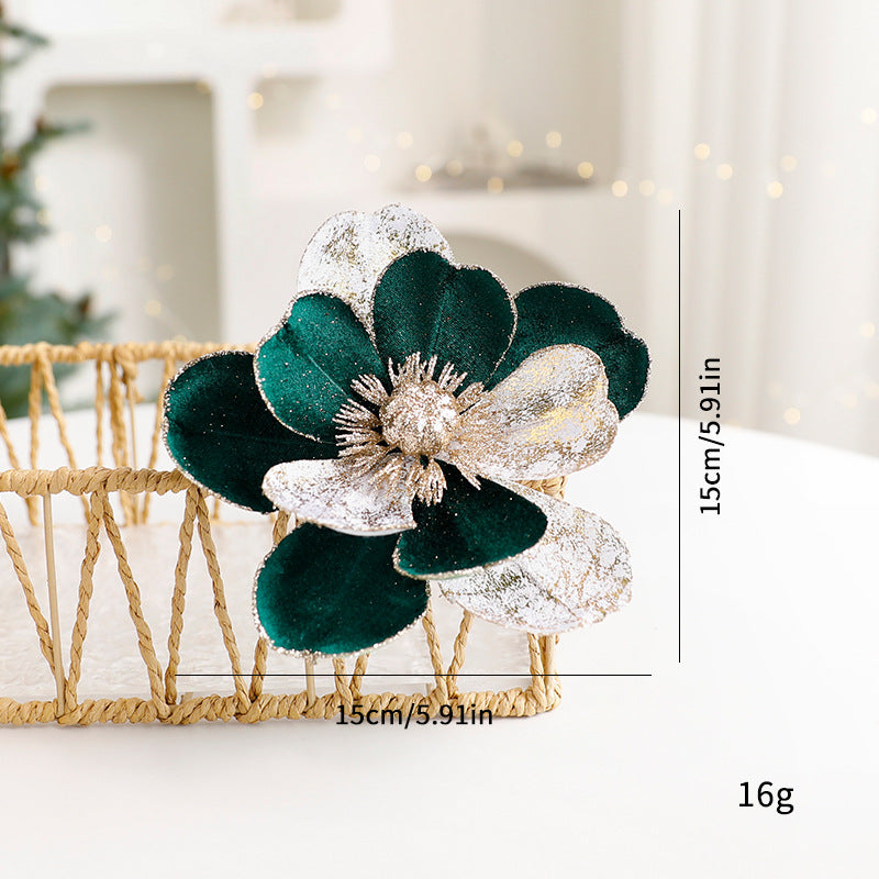 Christmas flower ornaments for tree decorations from My Store