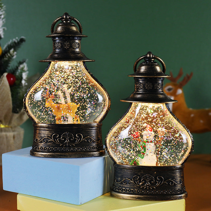 Christmas Decorations Snowflake Crystal Ball with snowflake design and clear spherical ornament