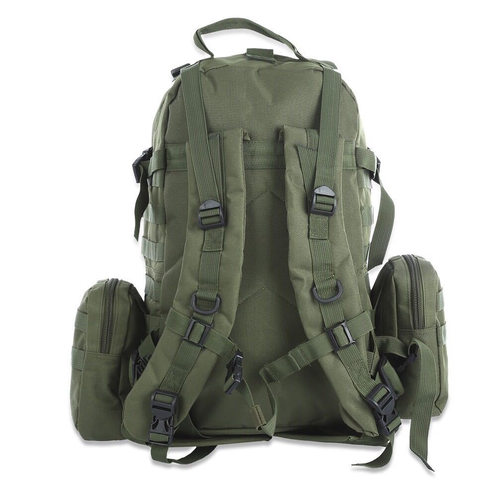 50L outdoor Molle military tactical backpack with waterproof design for camping, hiking, travel, and sports