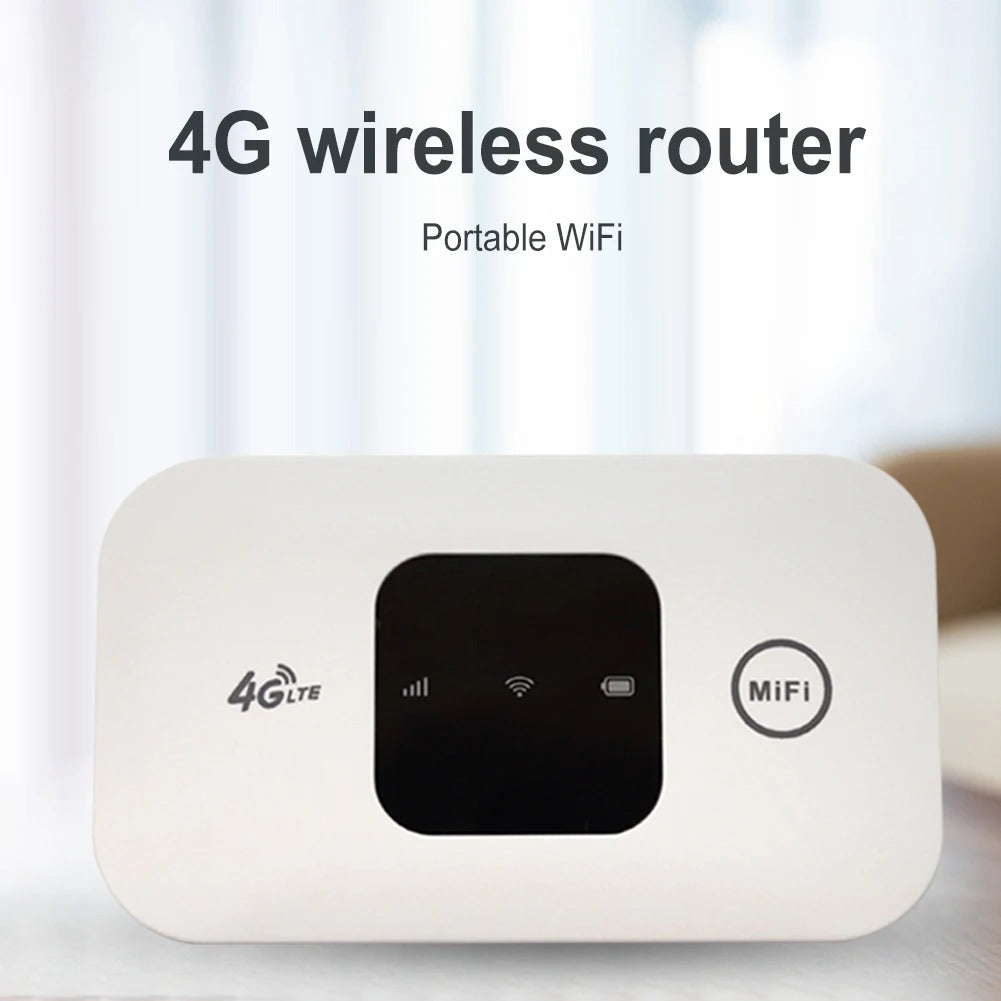 Portable wireless router for car, compact plastic mobile hotspot device