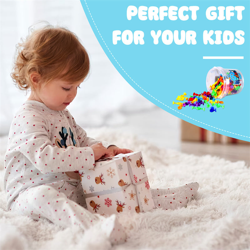 Kids Suction Play Set 114 PCS - Boys & Girls