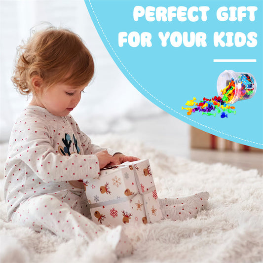 Kids suction play set with 114 PCS by BACKUPMYFILESNOW, featuring colorful building pieces for boys and girls.