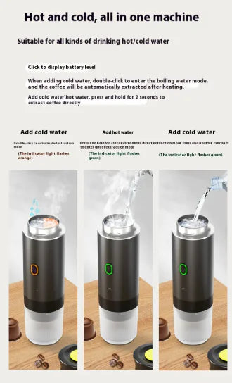 Portable Wireless Capsule Coffee Machine