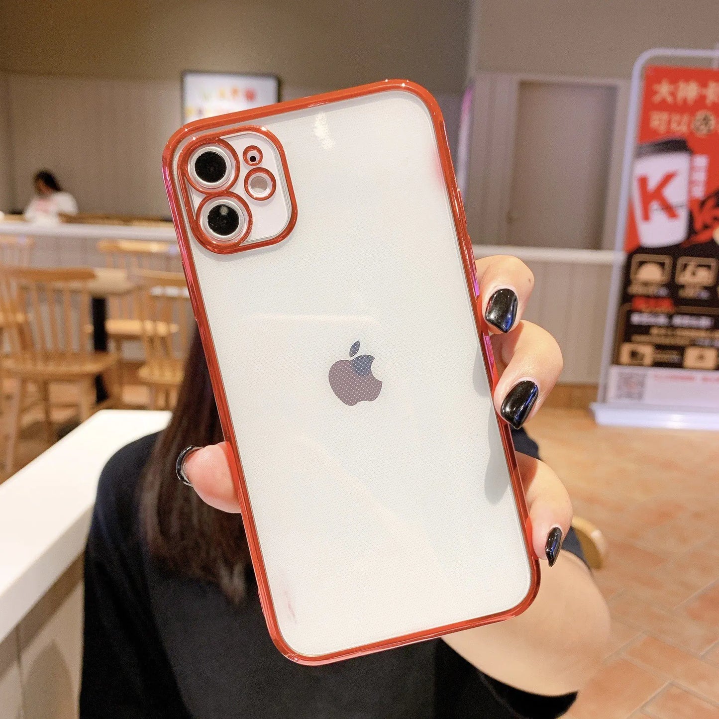 Right Angle Plating Mobile Phone Case