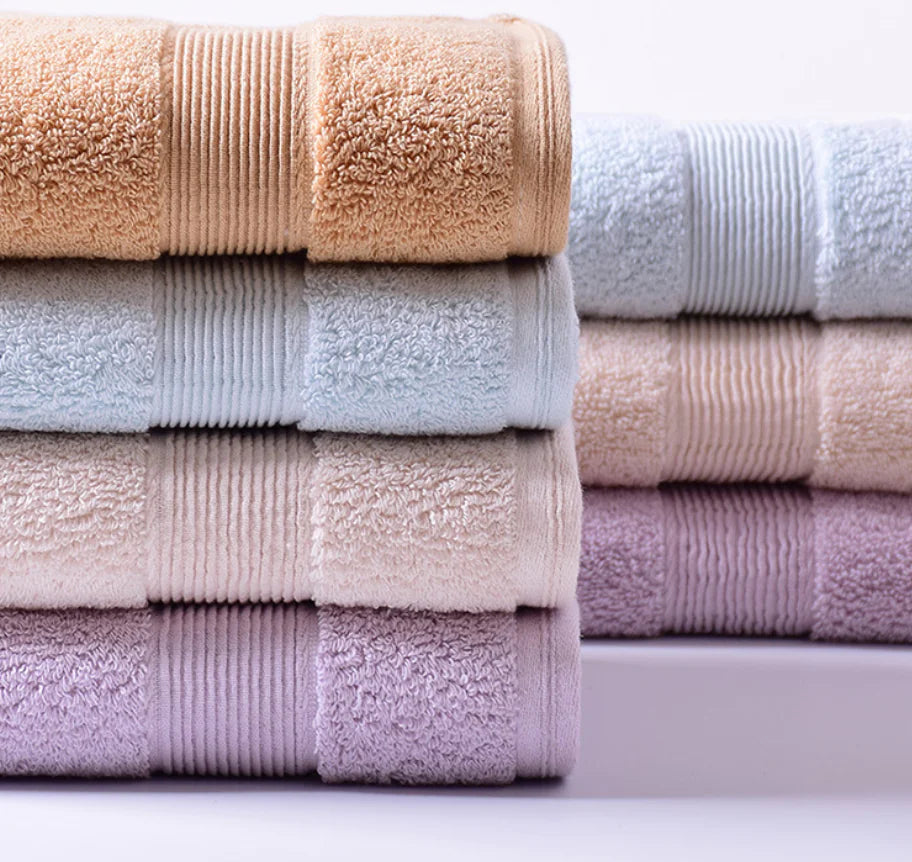 Thick Cotton Face Towels with Custom Logo (120g)