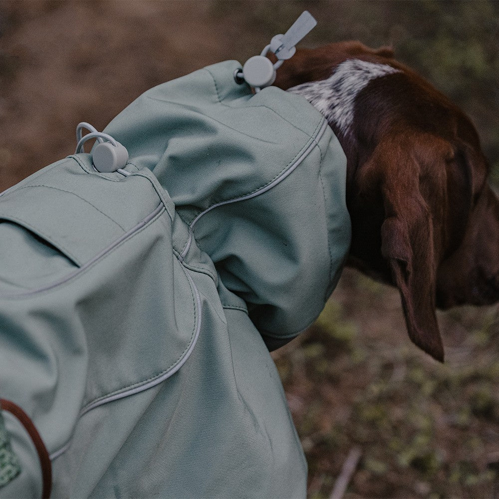 Outdoor waterproof windproof warm dog soft shell jacket in a durable design