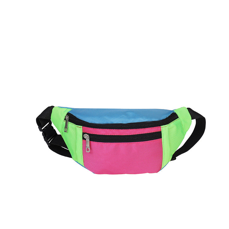 Large-capacity lightweight outdoor sports crossbody bag in a functional design