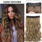 Adjustable Synthetic Hair Curtain Wig for Women