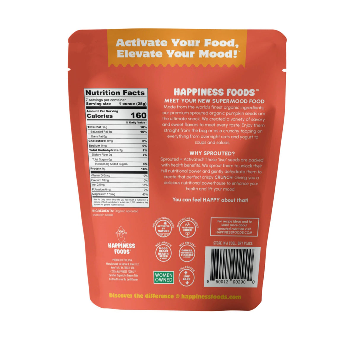 Back view of original unsalted butter block from happinessfoods.com, showing smooth, creamy texture and natural pale color.