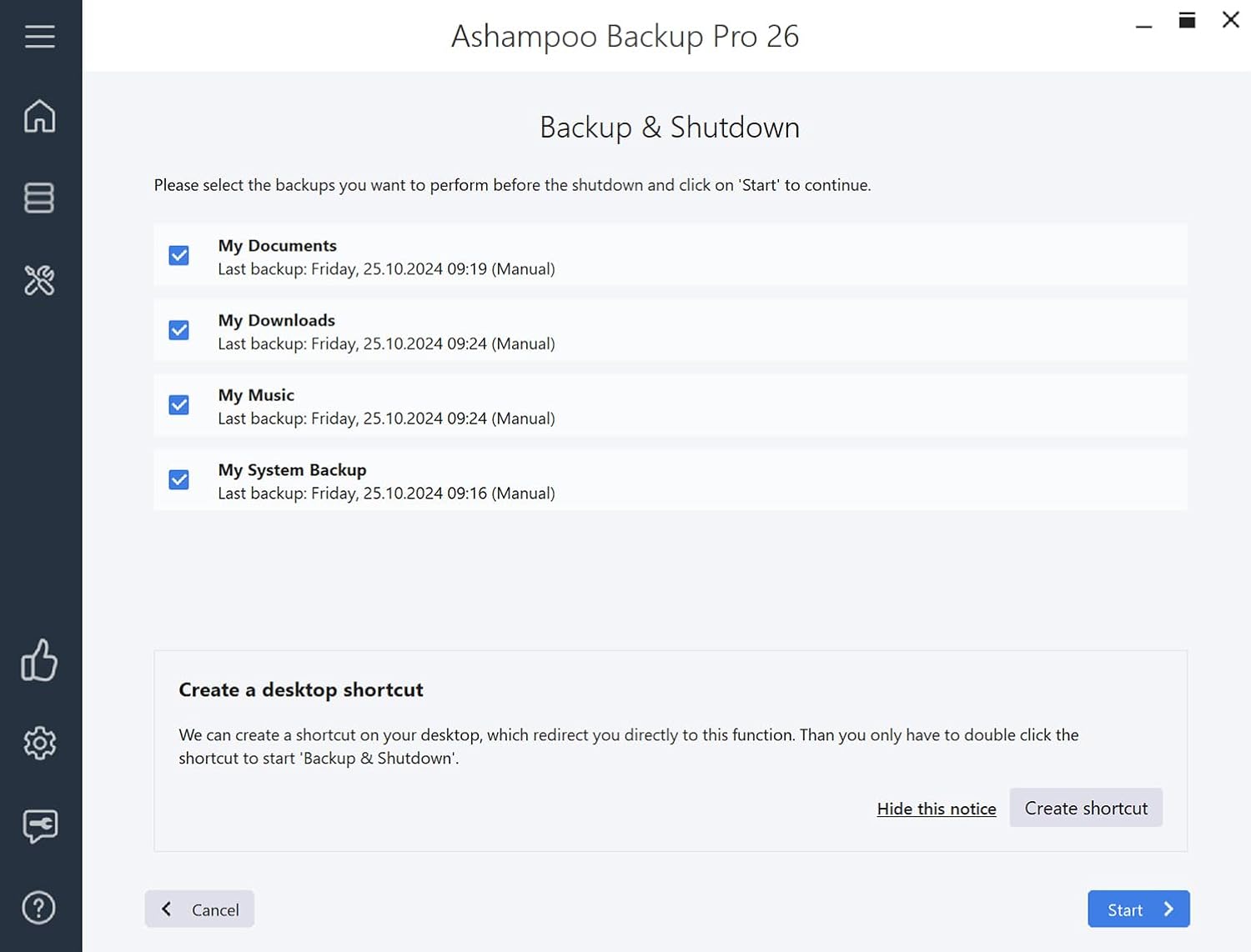 Backup Pro 26⁠ - Full system backup - restore - rescue - image - recover for Win 11, 10 - BACKUPMYFILESNOW