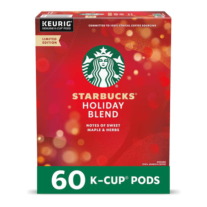 BackupMyFilesNow® Starbucks K-Cup coffee pods variety pack with 40 medium, dark roast, and flavored Starbucks Blonde Keurig coffee pods.