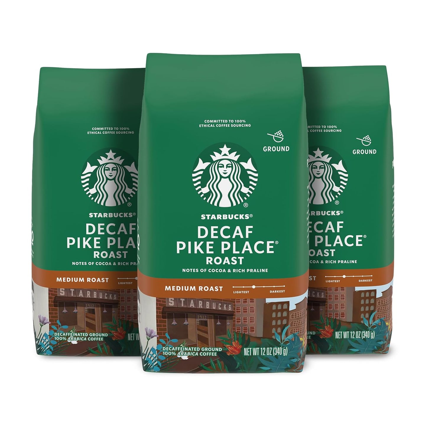 Starbucks Blonde, Medium, Dark Roast K-Cup coffee pods in variety pack, ideal for hot or iced coffee, 40 Keurig-compatible pods.