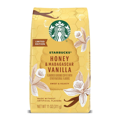 Starbucks Blonde K-Cup coffee pods variety pack with 40 medium, dark roast, and flavored coffee pods for Keurig brewers.