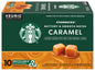 Starbucks Blonde K-Cup coffee pods variety pack with 40 medium, dark roast, and flavored hot or iced coffee for Keurig brewers.