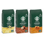 Starbucks Blonde K-Cup coffee pods in variety pack with medium, dark roast, and flavored options for hot or iced coffee.