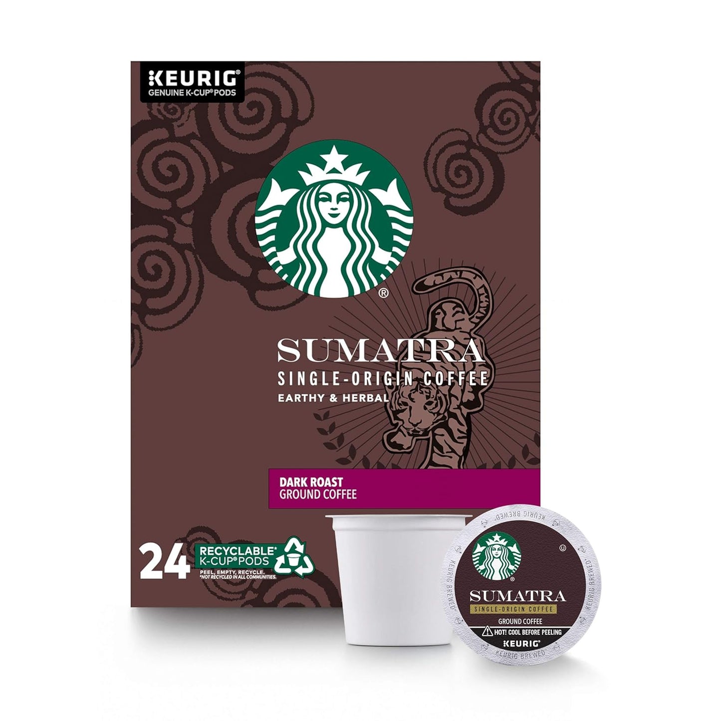 Starbucks Blonde K-Cup coffee pods in a variety pack with medium, dark, and flavored roasts for hot or iced coffee.