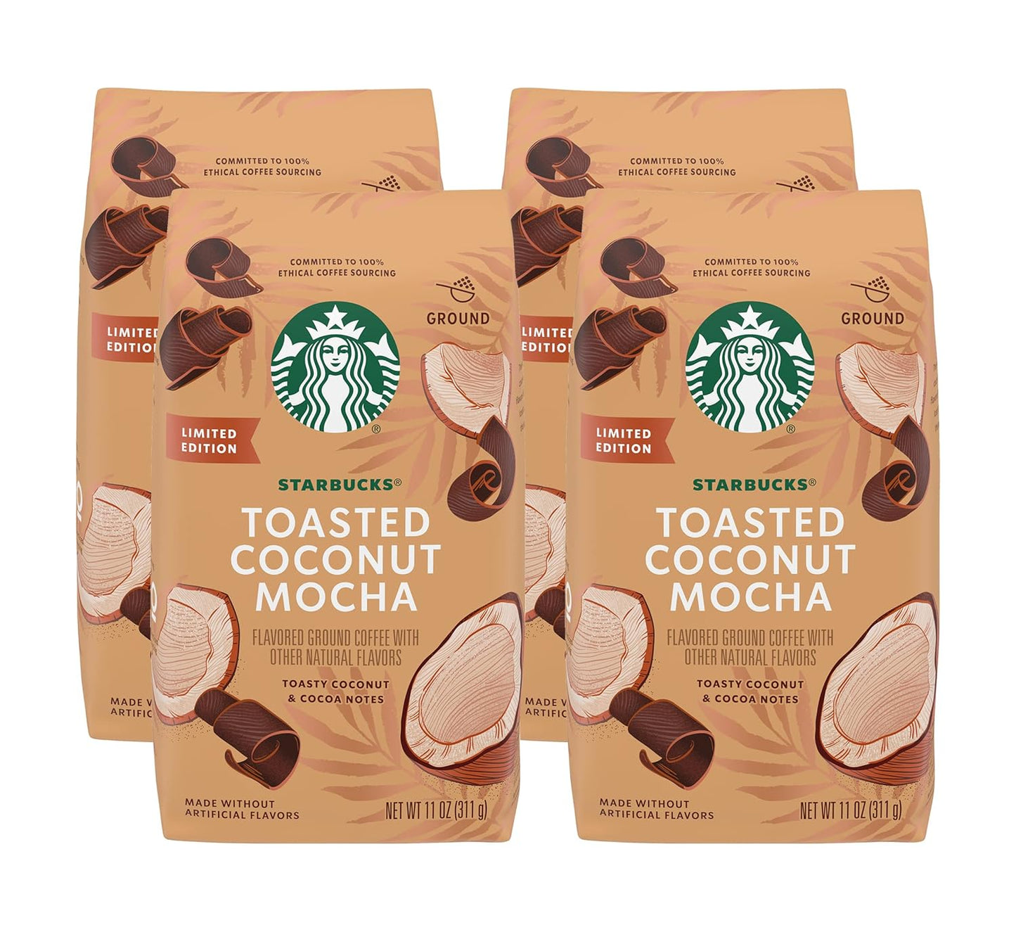 Starbucks Blonde, Medium, Dark Roast K-Cup Coffee Pods variety pack with 40 Keurig pods for hot or iced coffee.