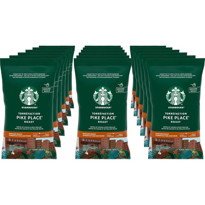 Starbucks Blonde K-Cup coffee pods variety pack with 40 medium, dark roast, and flavored coffee pods for Keurig brewers.