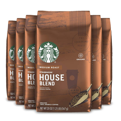 Starbucks Blonde, Medium, Dark Roast and Flavored K-Cup Coffee Pods variety pack with 40 Keurig-compatible pods.