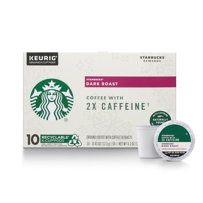 Starbucks Blonde K-Cup coffee pods variety pack with medium, dark roast, and flavored options for hot or iced coffee.