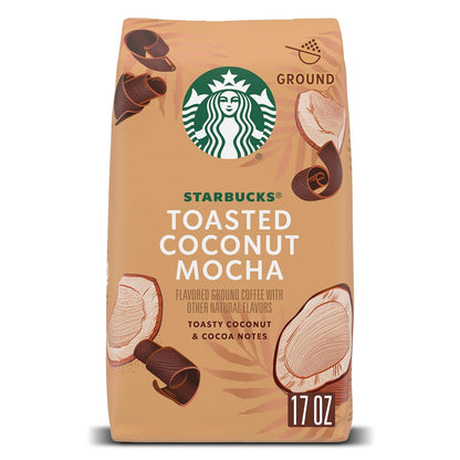 Starbucks Blonde K-Cup coffee pods in variety pack with medium, dark roast, and flavored coffees for hot or iced brewing.