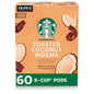 Starbucks Blonde, medium, dark roast K-Cup coffee pods in a variety pack for hot or iced coffee, 40 Keurig-compatible pods.