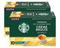Starbucks Blonde K-Cup coffee pods in variety pack with medium, dark roasts and flavored options for hot or iced coffee, 40 pods