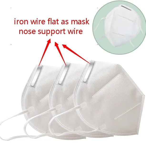 BackupMyFilesNow mascara nose bridge strip wire in 85x5mm, 90x5mm, and 95x5mm sizes, used for eyelash extension applications.