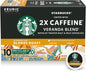BackupMyFilesNow® Starbucks Blonde Roast K-Cup coffee pods, Veranda Blend, 60 Keurig compatible pods for hot or iced coffee.