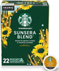 Starbucks Blonde Roast Veranda Blend K-Cup coffee pods for Keurig, hot or iced, 60-pack, featuring Starbucks logo and packaging.