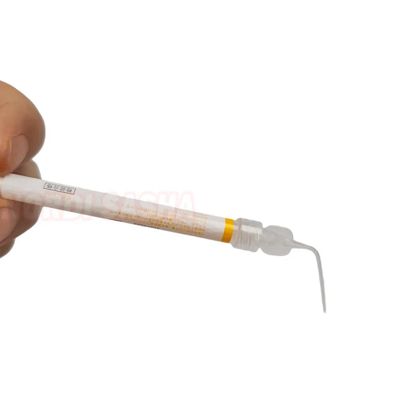 0.5g syringe of BackupMyFilesNow.com oral periodontal antiseptic gel, antibacterial ointment for dental and gum health.