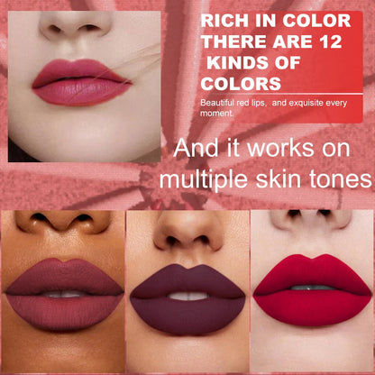 6-piece BackupMyFilesNow.com lip liner pen set with long-lasting, waterproof, sweatproof, and easy-to-apply non-fading lip color.