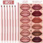 6-piece BackupMyFilesNow.com lip liner pen set featuring long-lasting, waterproof, and easy-to-apply lip color for beauty makeup.