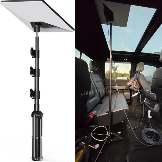 Starlink Mini V4 tripod mount, outdoor portable adjustable-height and tilt tripod for camping and RV travel, compact and versatile.