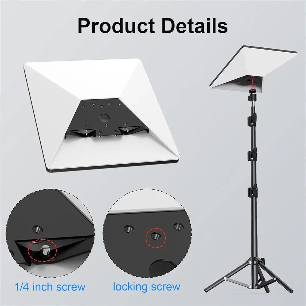 Starlink Mini V4 tripod mount with adjustable height and tilt, outdoor portable tripod for camping and RV travel.