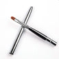 Beauty Lady lip gloss and lipstick makeup brush with metal handle and protective cap, ideal for concealer and lip application.