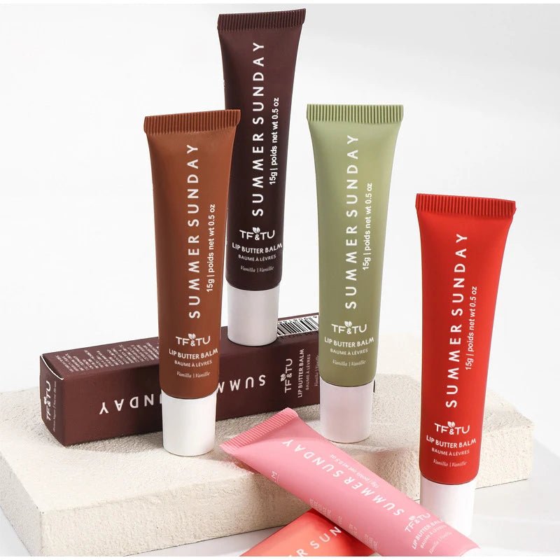Summer lip moisturizing balm in 15ml tube from BackupMyFilesNow.com, designed to smooth lip lines and provide lasting nourishment.