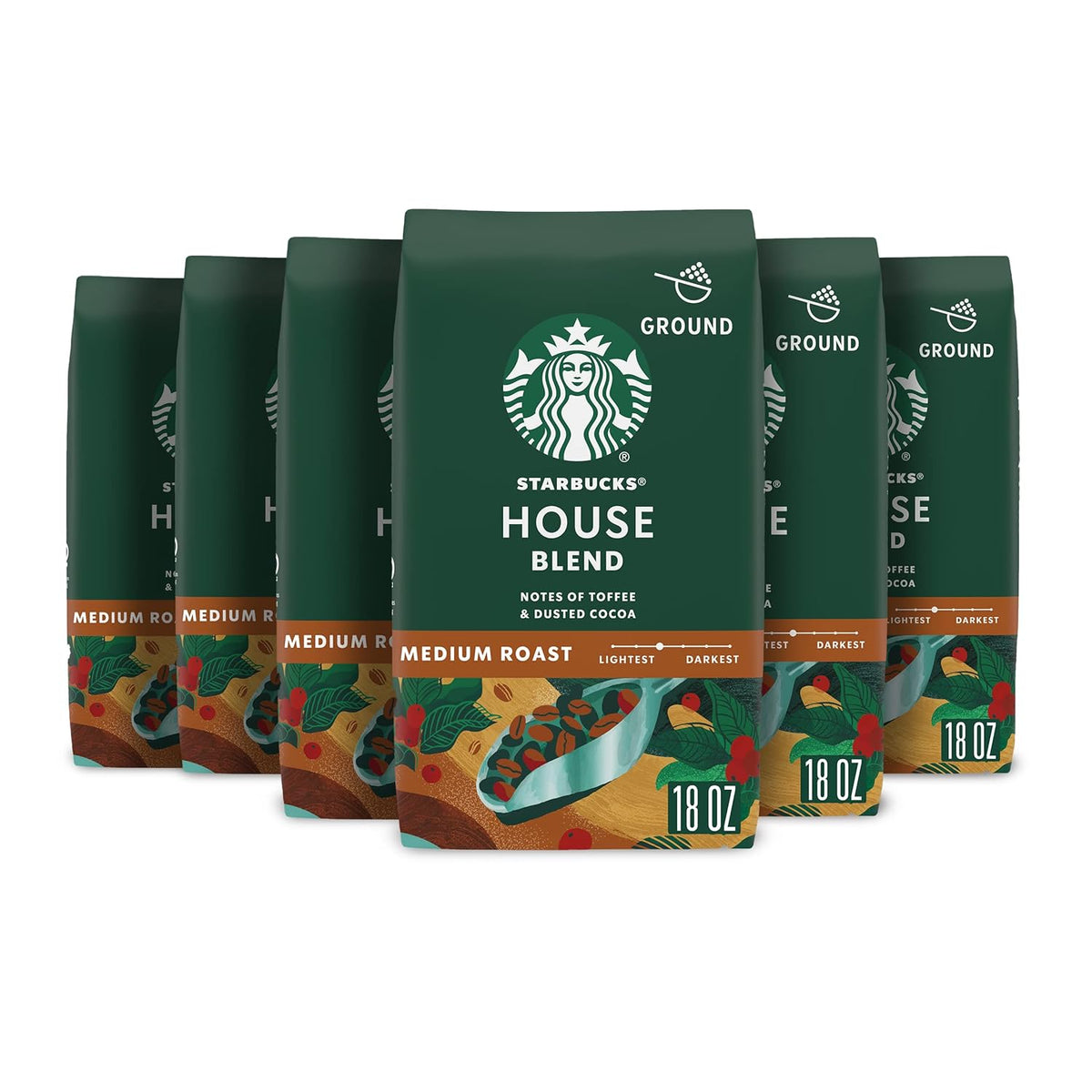 Starbucks Pike Place Roast Ground Coffee in 28 oz pack, medium roast ideal for hot or iced coffee, by BACKUPMYFILESNOW.COM®.