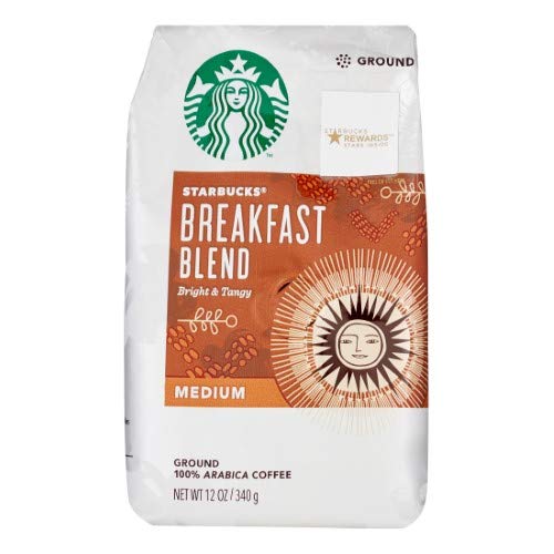 Starbucks Pike Place Roast Ground Coffee in a 28 oz bag, medium roast suitable for hot or iced coffee.