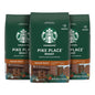 BackupMyFilesNow.com Starbucks Pike Place Roast ground coffee, 28 oz, medium roast for hot or iced coffee brewing.