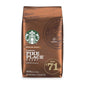 Starbucks Pike Place Roast medium ground coffee in a 28 oz package, ideal for hot or iced coffee brewing.