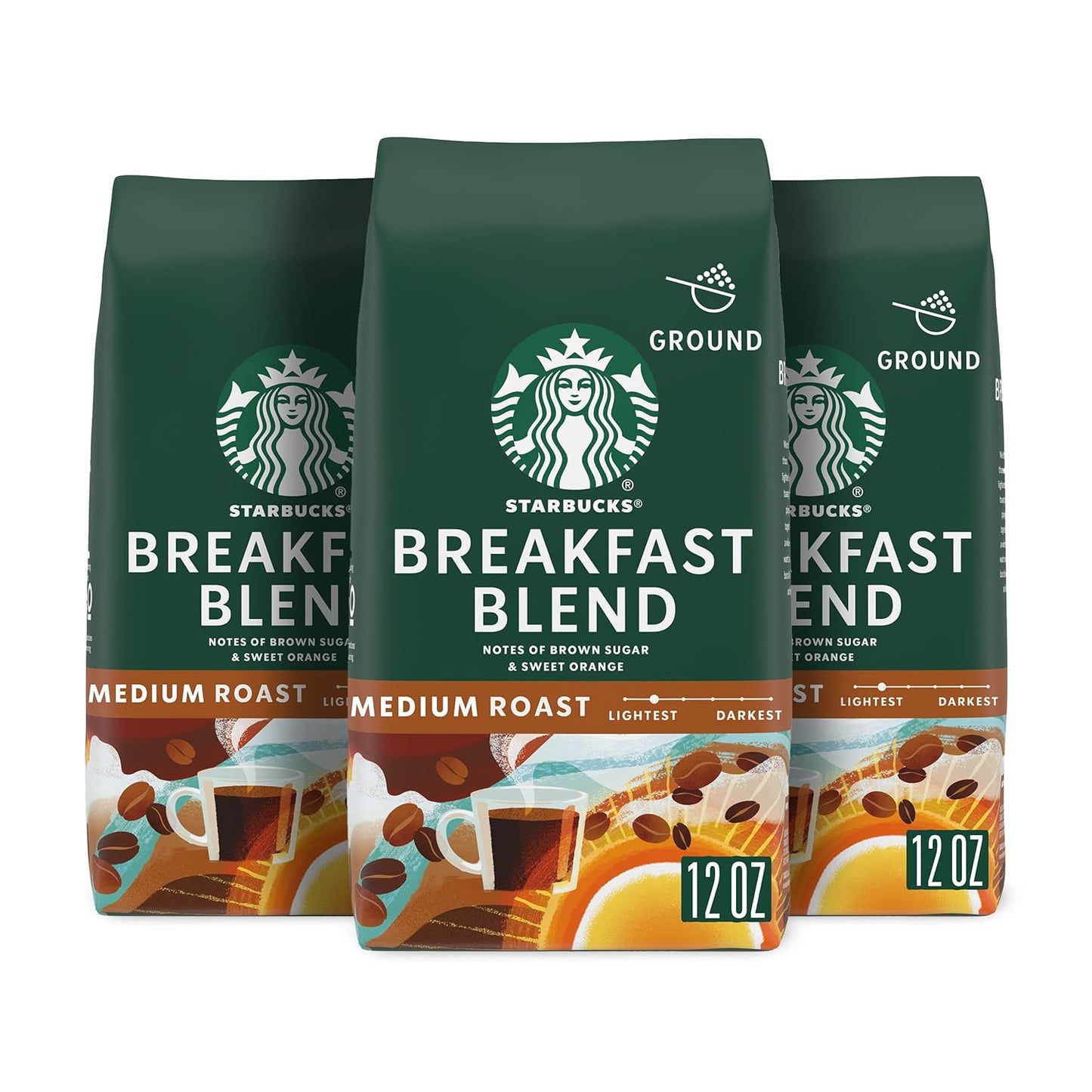 Starbucks Pike Place Roast Ground Coffee in 28 oz bag, medium roast suitable for hot or iced coffee, by BACKUPMYFILESNOW.COM®.